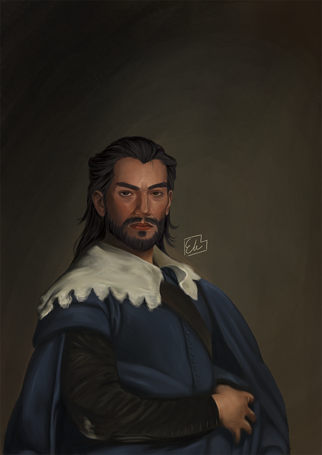 Lucanis Della Morte Fan Art of Lucanis Della Morte from Dragon Age: The Veilguard.